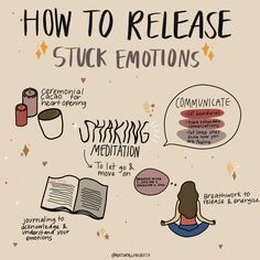 Stuck Emotions, Inner Child Healing, Mental And Emotional Health, Self Care Activities, Self Healing, Coping Skills, Spell Book, Self Improvement Tips, Emotional Health