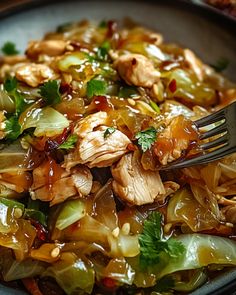 a close up of a plate of food with meat and vegetables