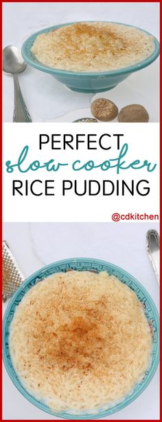 two bowls filled with rice next to each other on a white tablecloth and silverware