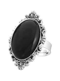 PRICES MAY VARY. GOTH BOHO VINTAGE BLACK STATEMENT RING: Our Black Statement ring goes with most everyday outfits and look great with goth and grunge y2k clothing and can be used as a Halloween or Valentine's Day costume MATERIALS: Meticulously crafted from high-quality zinc alloy and black onyx SIZE: Pendant size is 1.02 inches in width x 1.49 inches in length. This ring is adjustabe, fits most of people PERFECT GOTH JEWELRY GIFT: Perfect Gifts on birthday, party, Halloween,New Year, Valentine' Goth Rings, Black Statement Ring, New Year Jewelry, Rings Goth, Goth Ring, Birthday Party Halloween, Rings Boho, Vintage Inspired Rings, Gothic Vintage