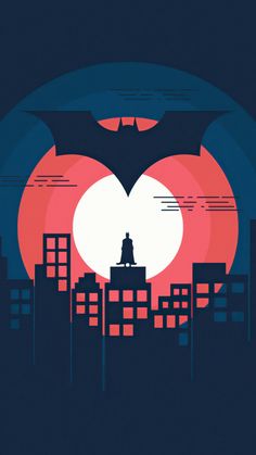 the dark knight rises poster from batman's animated movie, which features silhouettes of city buildings