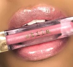 Stila Synergy Lip Gloss Dark Pink Lipstick, Best Pink Lipstick