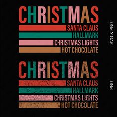 the christmas album cover with different font and colors