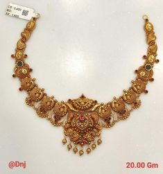 Gold Necklace In 30 Grams Indian, Short Chains Gold For Women, Simple Choker Necklace Designs, 30grams Gold Necklace Designs, 10 Gram Gold Necklace Design, 20 Grams Gold Necklace Designs, Gold Necklace Design, Big Earrings Gold, Short Gold Necklace