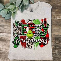 Cute Design ! Custom Made And Will Ship Within A Few Days! On Gildan Unisex Short Sleeve Check Out My Page For More Designs Grinch Shirts For Women, Nutcracker Shirt, It's My Birthday Shirt, Grinch Shirts, Christmas Grinch, Urban Graffiti, Orange T Shirts, Blue Sparkles, Cat Tee