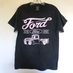 Ford Truck Logo T Shirt 100% Cotton T-Shirt Featuring A Ford Truck Graphic. Soft Cotton Cut In A Relaxed Fit With Short Sleeves Crew Neck. Unisex Perfect For Men Or Women - 100% Cotton, - Brand New - Black - Small - Chest: 20” - Length 28” New - Ford T Shirt Ford Truck Logo T Shirt Patio Shades, Ford Shirt, 2024 Clothes, Truck Logo, Mustang T Shirts, Branding Inspo, Truck Shirts, Fits With Shorts, Logo T