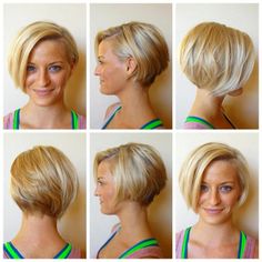 Butter Blonde Short Hair, Short Blonde Bobs 2023, Beige Blonde Pixie Haircut, Curly Hairstyles For Graduation, Short Blonde Aline Bob, "bixie" Haircut 2022 Blonde, Hairstyles For Graduation, Blonde Short