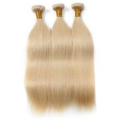 【Straight Hair】cheap brazilian straight platinum blonde bundles 100% unprocessed blonde ombre hair extensions #ombrehair #hairbundles Virgin Hair Color, Brown Ombre Hair Color, Blonde Ombre Hair, Hair Extensions Straight, Brown Ombre Hair