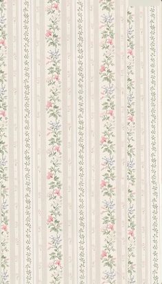 an image of a wallpaper with flowers and stripes in the background on a cell phone