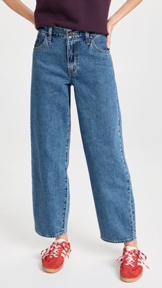 Levi's Baggy Dad Jeans | Shopbop Levis Outfit, American Workwear, Dad Jeans, Denim Trends, Levi Jeans 501, Jean Top, Levis Women, Best Jeans, Mode Inspiration