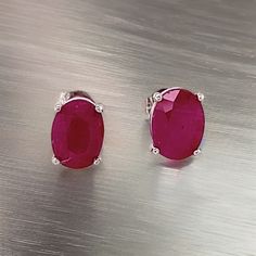 Oval Shape Ruby Stud Earrings set in 14k Yellow Gold 4.03 TCW Certified $3,590 211163 This is a Unique Custom Made Glamorous Piece of Jewelry! Nothing says, “I Love you” more than Diamonds and Pearls! These Ruby earrings have been Certified, Inspected, and Appraised by Gemological Appraisal Laboratory Gemological Appraisal Laboratory of America is a proud member of:- GIA Alumni Association- National Association of Jewelry Appraisers- International Consortium Gem-Testing Laboratories- Gemological Luxury Oval Ruby Earrings, Formal Gia Certified Oval Earrings, Luxury Oval Gia Certified Earrings, Oval Anniversary Earrings With Polished Finish, Oval Sterling Silver Earrings, Oval Earrings With Polished Finish For Anniversary, Classic Oval Gemstone Earrings, Oval Ruby Earrings For Anniversary, Sterling Silver Oval Earrings With Vvs Clarity