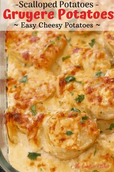 scalloped potatoes - gruyere potatoes easy cheesy potatoes