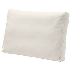 a white pillow on a white background