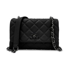 Gilda Paris Quilted Messenger Bag Fashionable bag you can carry both day and night.  What You Get       Polyurethane     9” W x 6” H x 2” D     Shoulder strap     Twist lock closure     Double pocket inside Rectangular Bags With Chain Strap For On-the-go, Black Faux Leather Clutch Bag, Top Handle Bag With Chain Strap For Night Out, Rectangular Faux Leather Bag With Chain Strap, Trendy Rectangular Bag For Night Out, Black Rectangular Flap Bag With Hasp Closure, Black Satchel Flap Bag With Hasp Closure, Black Flap Bag With Hasp Closure, Black Box Shoulder Bag With Hasp Closure