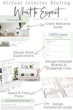 Virtual Interior Styling Interior Design Products, Interior Designer Content Ideas, Interior Design Steps, Interior Design Planner, Interior Styling Tips, Becoming An Interior Designer, Home Interior Style Types, Interior Designer Working