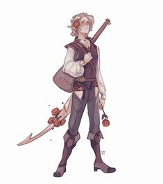 Graviturgy Wizard Dnd, Bard Dnd Art, Bard Dnd Character Design, Bard Outfit, Dnd Bard, Tiefling Bard, Flower Motifs