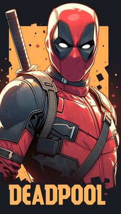 Deadpool Fanart, 80s Cartoon Shows, Deadpool Artwork, Marvel Phone Wallpaper, Comic Wallpaper, Deadpool Art, Deadpool Movie, Deadpool Comic