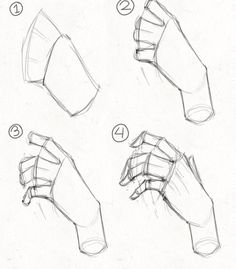 the instructions for how to draw hands