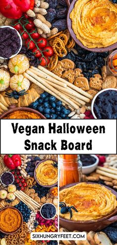 snack board for halloween Healthy Halloween Board, Halloween Charcuterie Board Vegetarian, Vegan Halloween Charcuterie Board, Halloween Veggie Charcuterie Board, Halloween Snack Board, Crackers Homemade, Easy Halloween Snacks, Homemade Dips