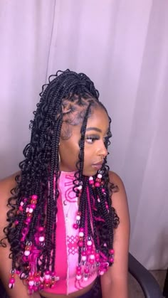 Black Kids Braids Hairstyles, Birthday Hairstyles, Cute Braided Hairstyles, Cute Box Braids Hairstyles