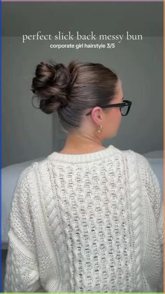 school hairstyle, summer hairstyle, hairstyle inspo, hairstyle idea, hair routine, hairstyle tutorial, formal hair inspo, easy hairstyles Slick Hair, Hairstyles For Layered Hair, Hair Tips Video, Slick Back, Slicked Back Hair, Hair Stylies, Slick Hairstyles, Work Hairstyles, Hair Up Styles