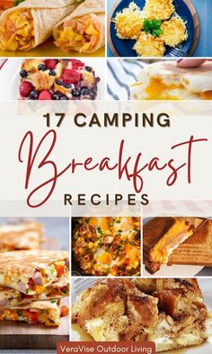 Camping Breakfast Ideas Breakfast Recipes Camping, Brunch Camping Ideas, Best Camping Breakfast Recipes, Breakfast For Camping Ideas, Camping Brunch Ideas, Camping Breakfast Ideas For A Crowd, Camping Breakfast Ideas Make Ahead, Cabin Breakfast Ideas, Campfire Breakfast Ideas