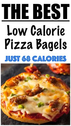 the best low calorie pizza bagels just 6 calories are on sale