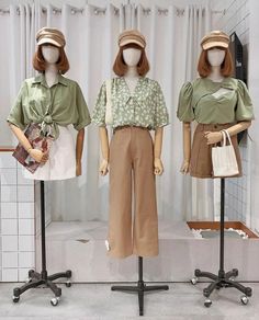 Outfit Earth Tones Casual, Earth Tone Outfits Korean, Earth Tones Fashion, Bff Matching Outfits, Hijab Style Casual, Clothing Photography