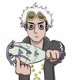 an image of a man holding a fish with goggles on his head and wearing sunglasses