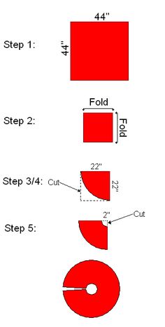 the diagram shows how to make a circular hole for a piece of paper with numbers and measurements