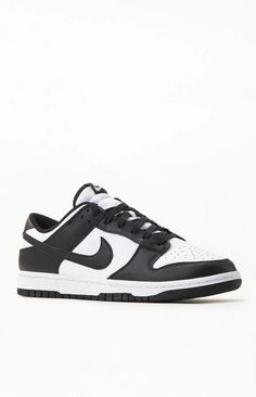 Nike Dunk Lows Panda, Nike Low Dunk Panda, Pandas Shoes, Black Panda Dunks, Low Rise Shoes, Dunks Panda, White Dunk Low, Nike Low Dunk, Nike Panda Dunks