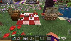 Minecraft Picnic, Minecraft Cake, Building Blocks, Building