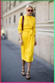 #viralvideo #tiktok #transitionvideo #makeup #trending #creative Outfit Chic, Graduation Dresses, Yellow Outfit, Street Style Summer, Beauty Blender, Inspired Outfits, Yellow Fashion, Fashion Mode