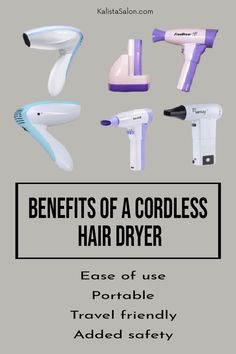 There are so many wonderful benefits you can get out of cordless hair dryers. A cordless dryer is generally a lot simpler and lighter than the normal ones you have in your home. In fact, many cordless hair dryers weigh just shy of a pound. #hairdryer #cordlesshairdryer #portablehairdryer Cordless Hair Dryer, Spanish Hair, Spanish Hairstyles, Bonnet Hair Dryer, Portable Hair Dryer, S Curl