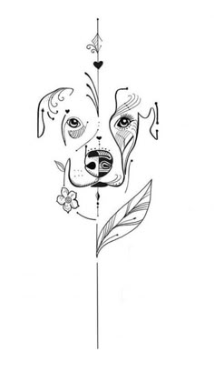 Cartoon Pet Tattoo, Creative Dog Tattoos, Min Pin Tattoo, Tattoos Dog Paw, Girl And Dog Tattoo, Dog Paw Tattoo Memorial, Pitbull Tattoo For Women, 2 Dogs Tattoo, Silhouette Tattoo Ideas