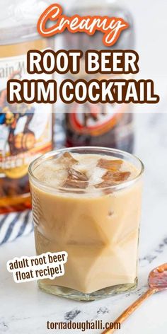 Do you love root beer? This Creamy Root Beer Rum Cocktail from Tornadough Alli tastes like an adult version of a Root Beer Float. It's so creamy, perfectly sweet, and fun for parties and get together. Simple and refreshing!