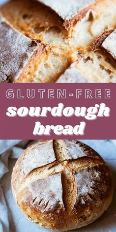 gluten - free sourdough bread is an easy and delicious treat