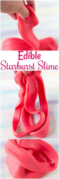 the edible starburst slime recipe is so easy to make