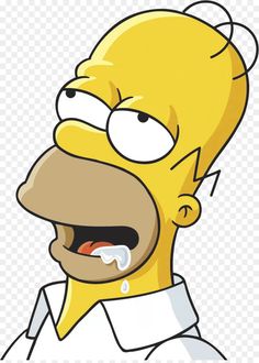 the simpsons face is shown in this cartoon