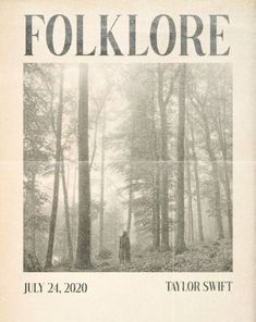 the front cover of folklore magazine, july 24, 2009 featuring an image of a man in a forest