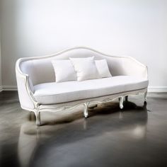 The Jacqueline Sofa is a timeless masterpiece, embodying the elegance of French design. Its gracefully curved silhouette is meticulously hand-carved from solid birch wood, showcasing exquisite craftsmanship. The ornate detailing on the frame reflects a refined sophistication that complements both classic and contemporary interiors. Upholstered in fine linen fabric, the Jacqueline Sofa offers a luxurious yet breathable seating experience, perfect for formal living rooms or intimate spaces. The so Linen Upholstery, Fine Linen, Contemporary Interiors, Formal Living Rooms, Formal Living, French Design, Contemporary Interior, Birch Wood, Modern Luxury