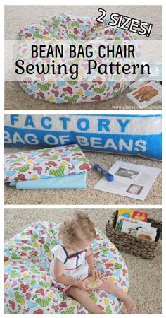 the bean bag chair sewing pattern with instructions