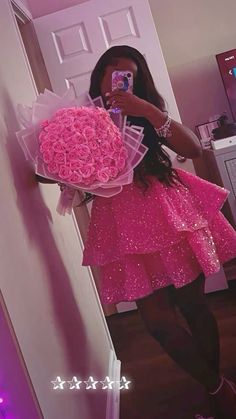 Birthday Fits Sweet 16, Pink Dress For Homecoming, Light Pink Birthday Outfit, Birthday Outfit Pink Dress, 13 Birthday Dresses, Baddie Birthday Party Ideas, Birthday Outfit For 17th Birthday, 50 Shades Of Pink Party Ideas Sweet 16, Hock Dress Ideas