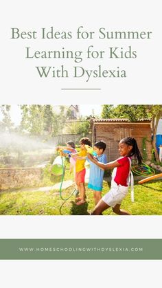 children playing in the yard with water hoses