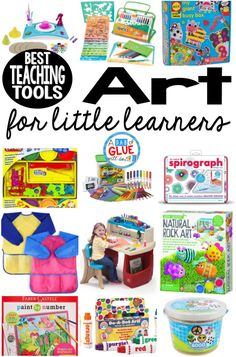 the best teaching tools for little children to learn arts and crafts with their own hands