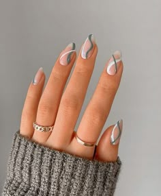 March Nails Ideas Almond, Purple Nail, Her Nails, Casual Nails, Simple Acrylic Nails