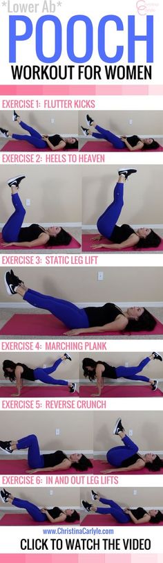 a woman is doing an exercise on her stomach with the words, power air workout for women