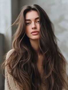 Spring Hairstyles For Long Hair, Vinegar For Hair, Apple Cider Vinegar For Hair, Easy Updos For Long Hair, Women Haircuts Long, Rambut Brunette, Natural Hair Conditioner, Layered Curls, Pony Tails