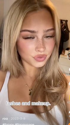 Makeup Routine Clean Girl, Vanilla Girl Makeup Tutorial, School Makeup Routine Tiktok, Makeup Books, Formal Makeup, Pinterest Makeup, Dope Makeup, Crazy Makeup, Lashes Makeup