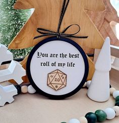 an ornament that says you are the best roll of my life